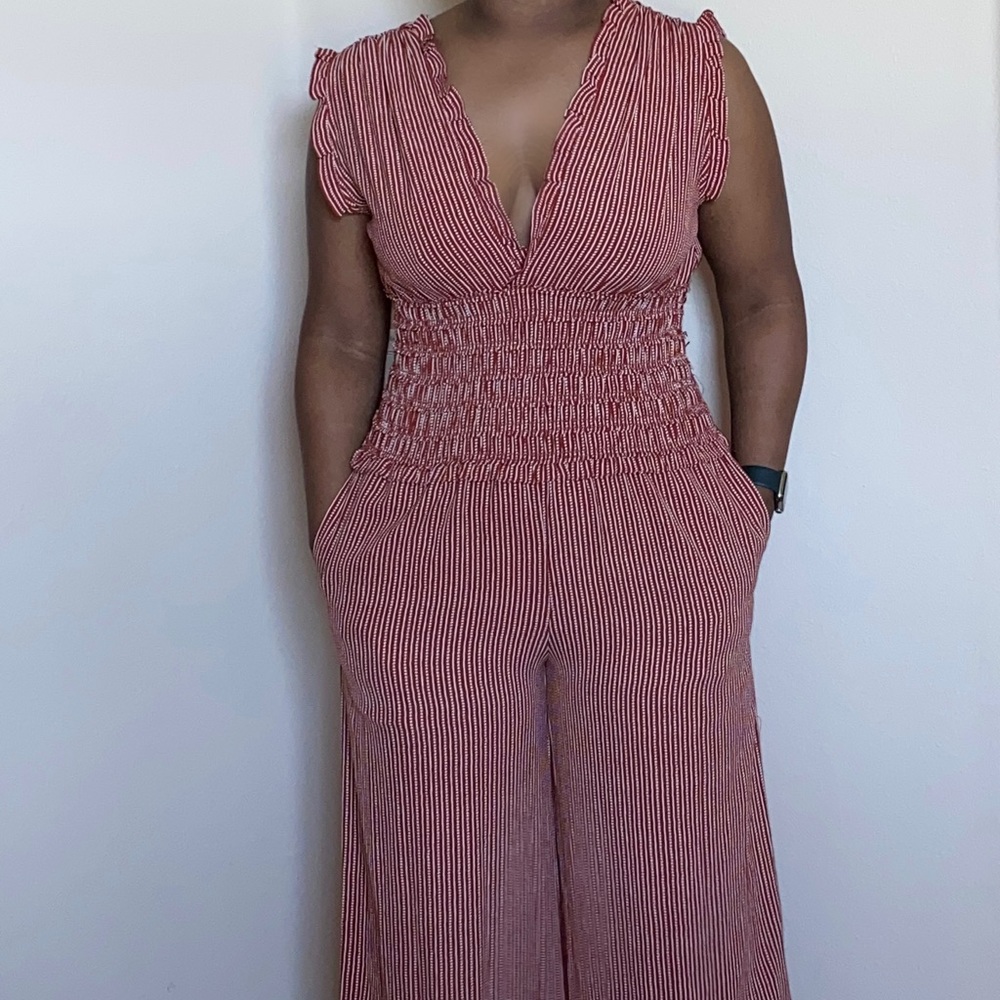 Wide Leg sleeveless Jumpsuit